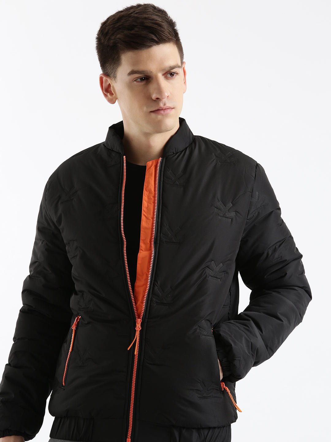 Raven Black Puffer Jacket – Wrogn