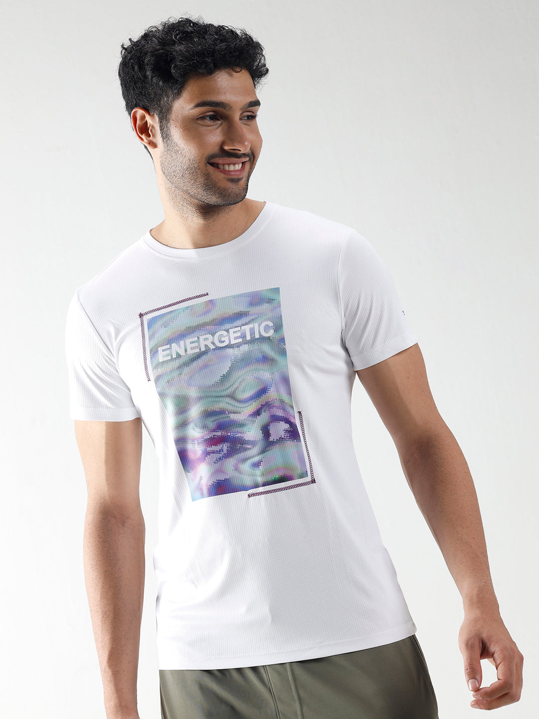 Printed Energetic Casual T-Shirt