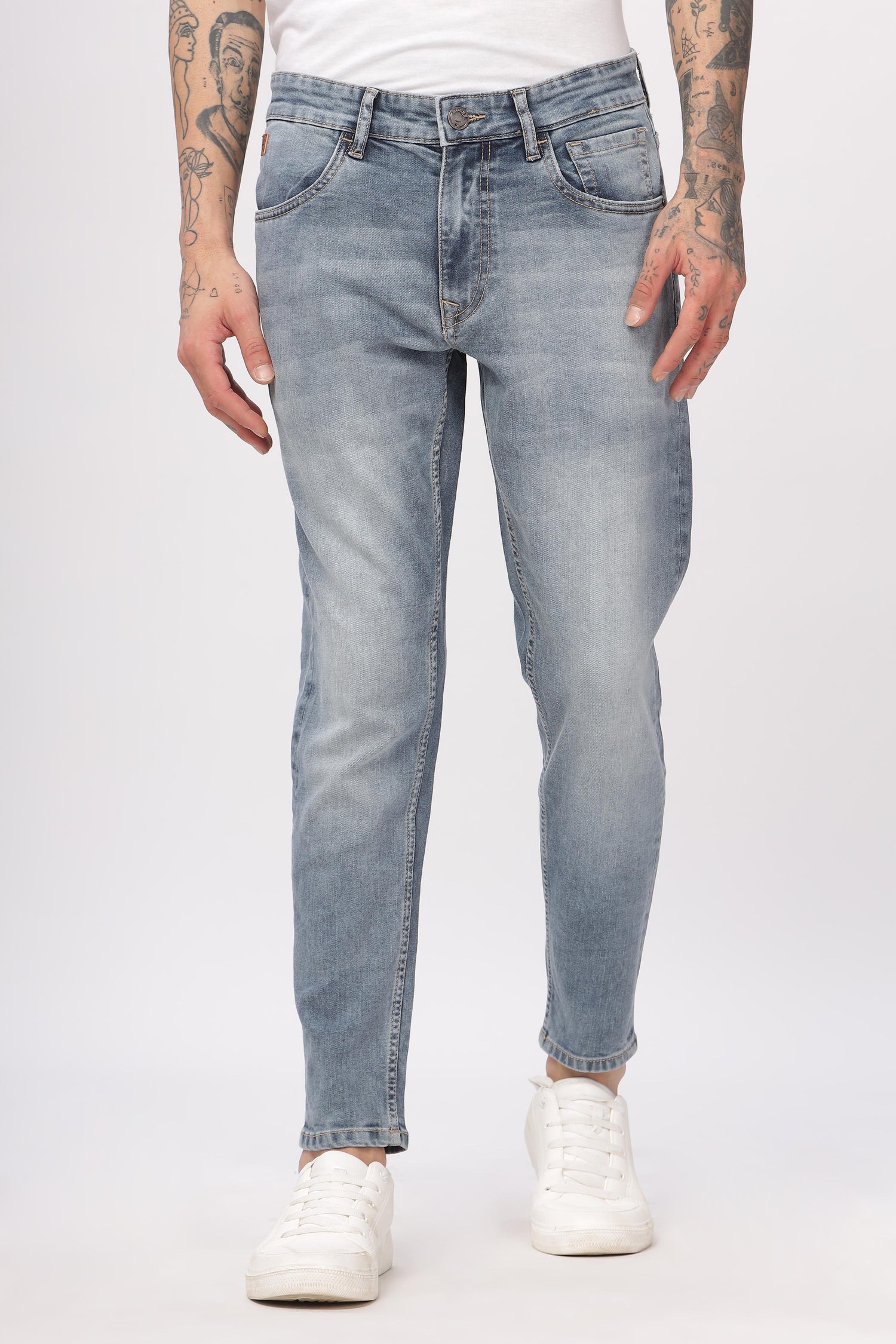 Cropped Superstone Denim Jeans