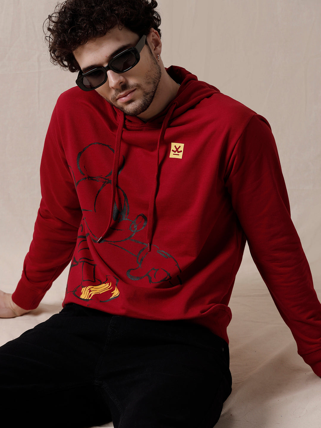 Iconic Red Mickey Mouse Pullover