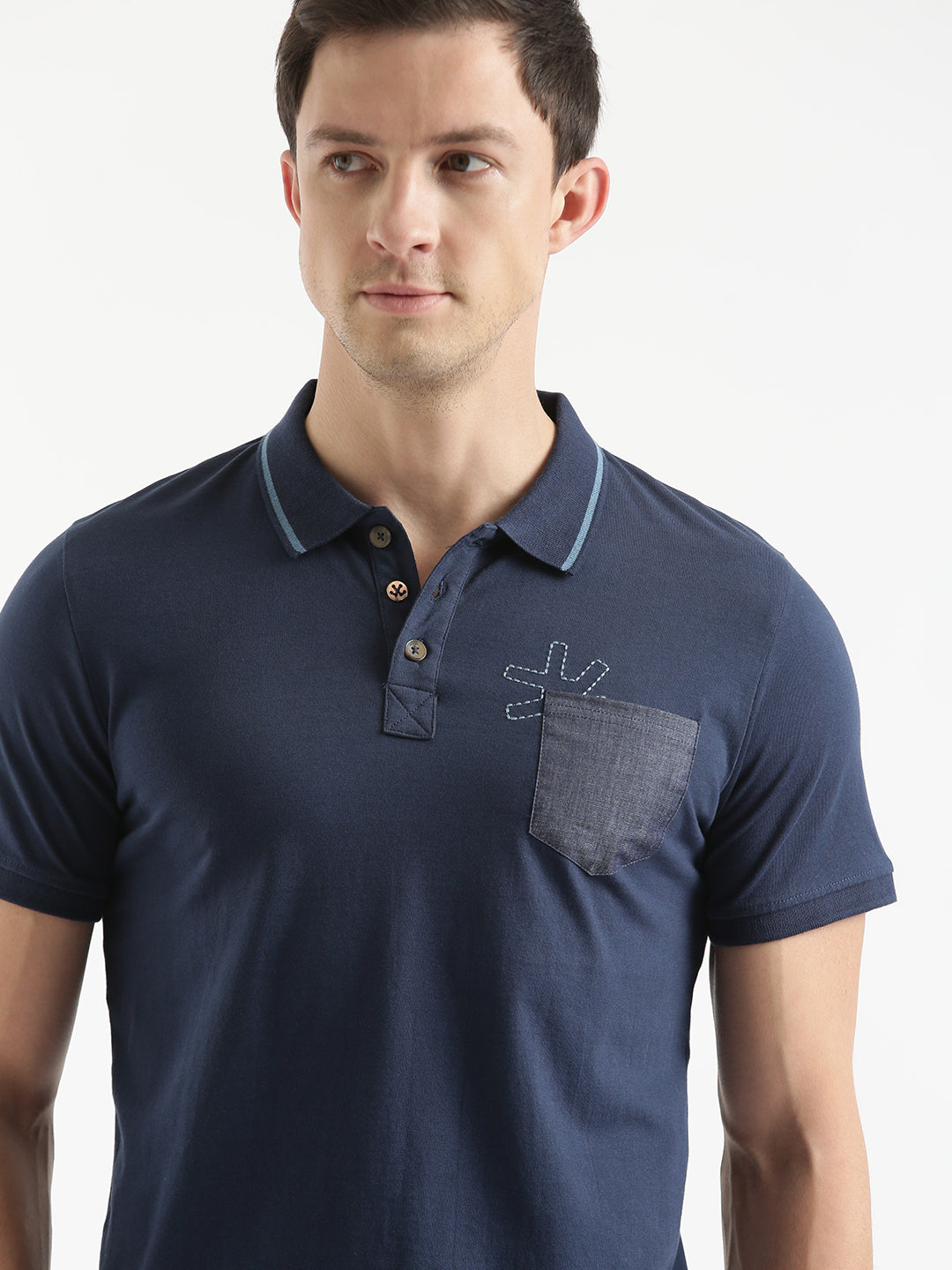 Classic Stitch Solid Polo T-shirt