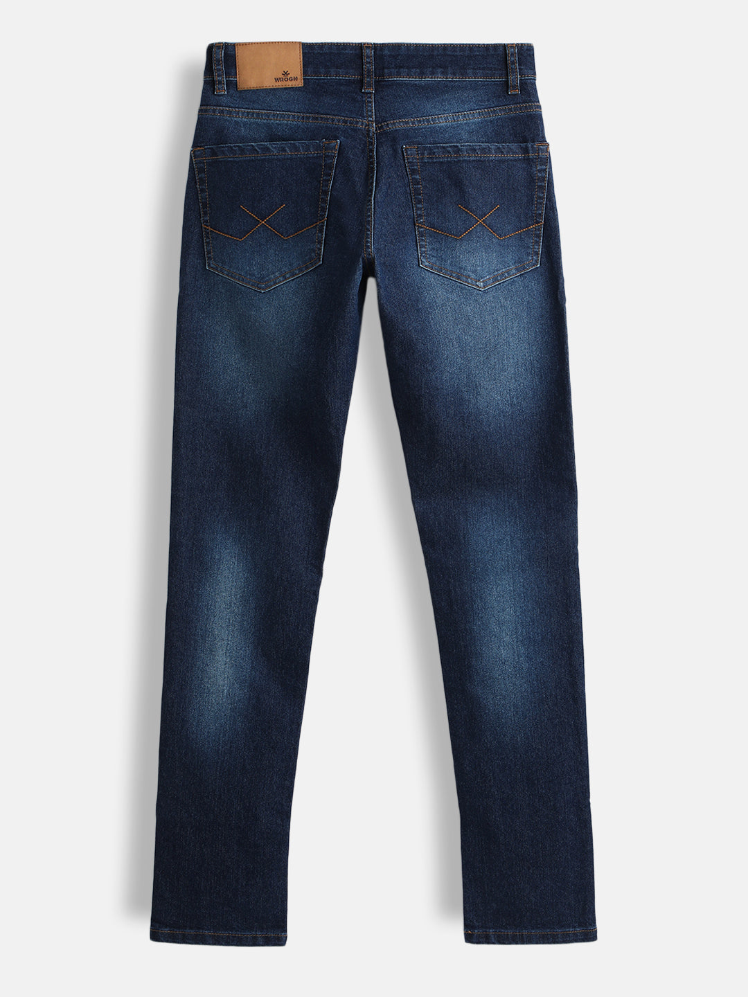 Buy Dark Blue Fade Jeans Faded Mid Rise Blue Jeans Wrogn