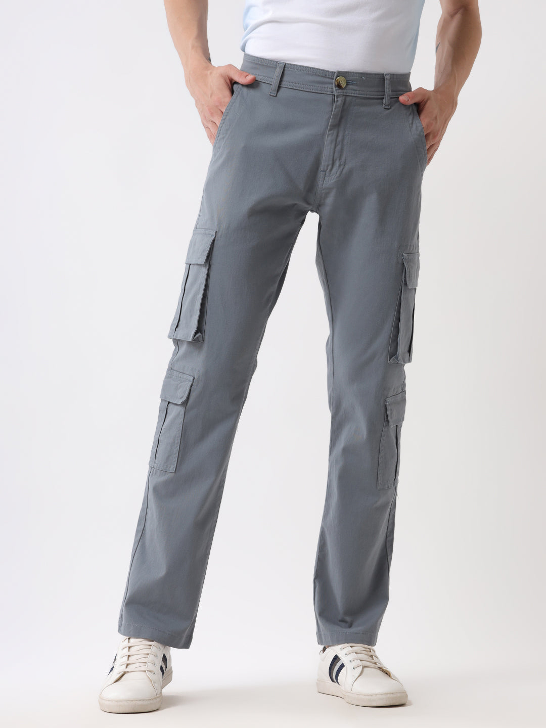 Cool Grey Cargo Trouser