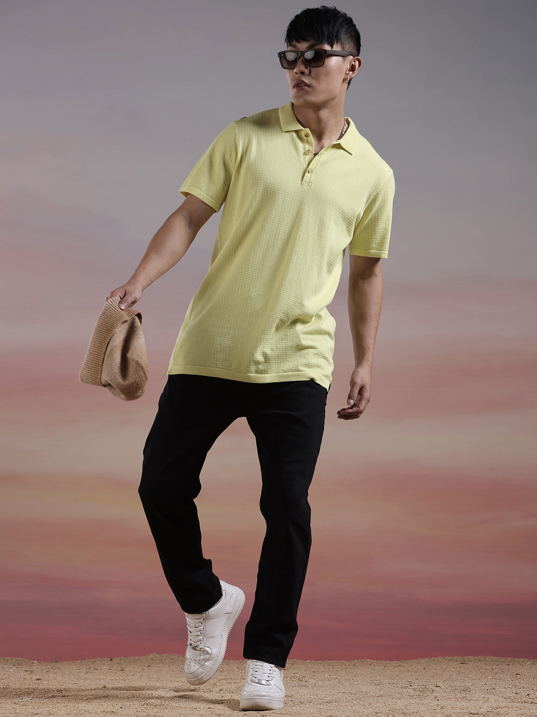 Lime Twist Polo T-Shirt