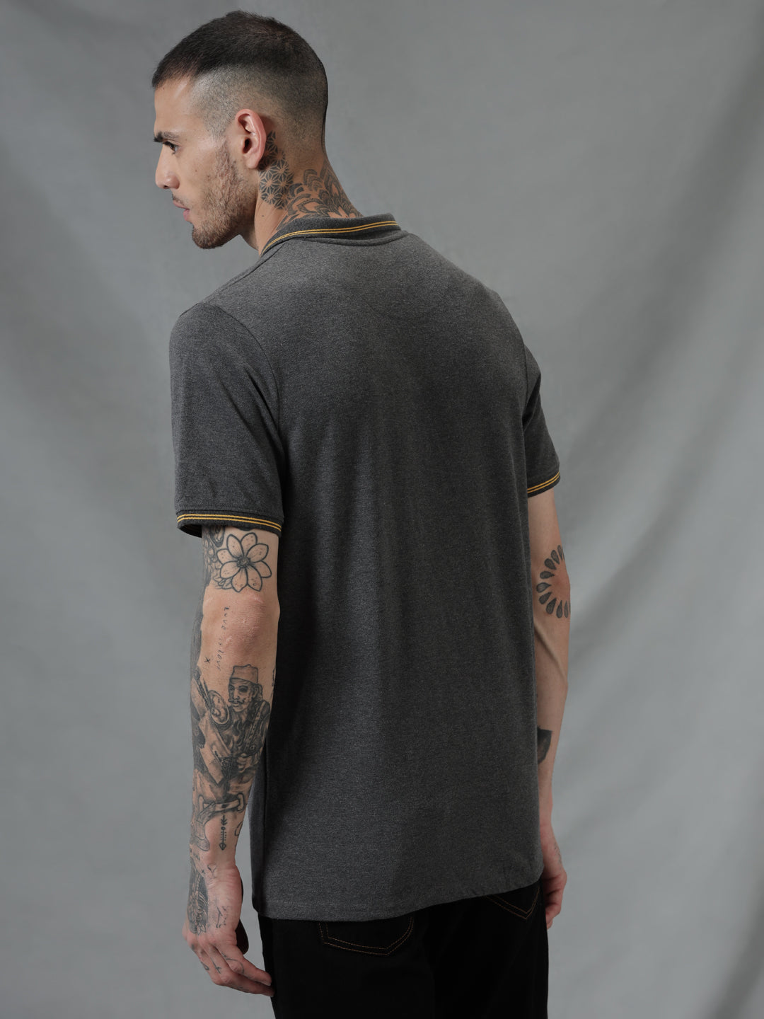 Perfectly Grey Polo T-Shirt