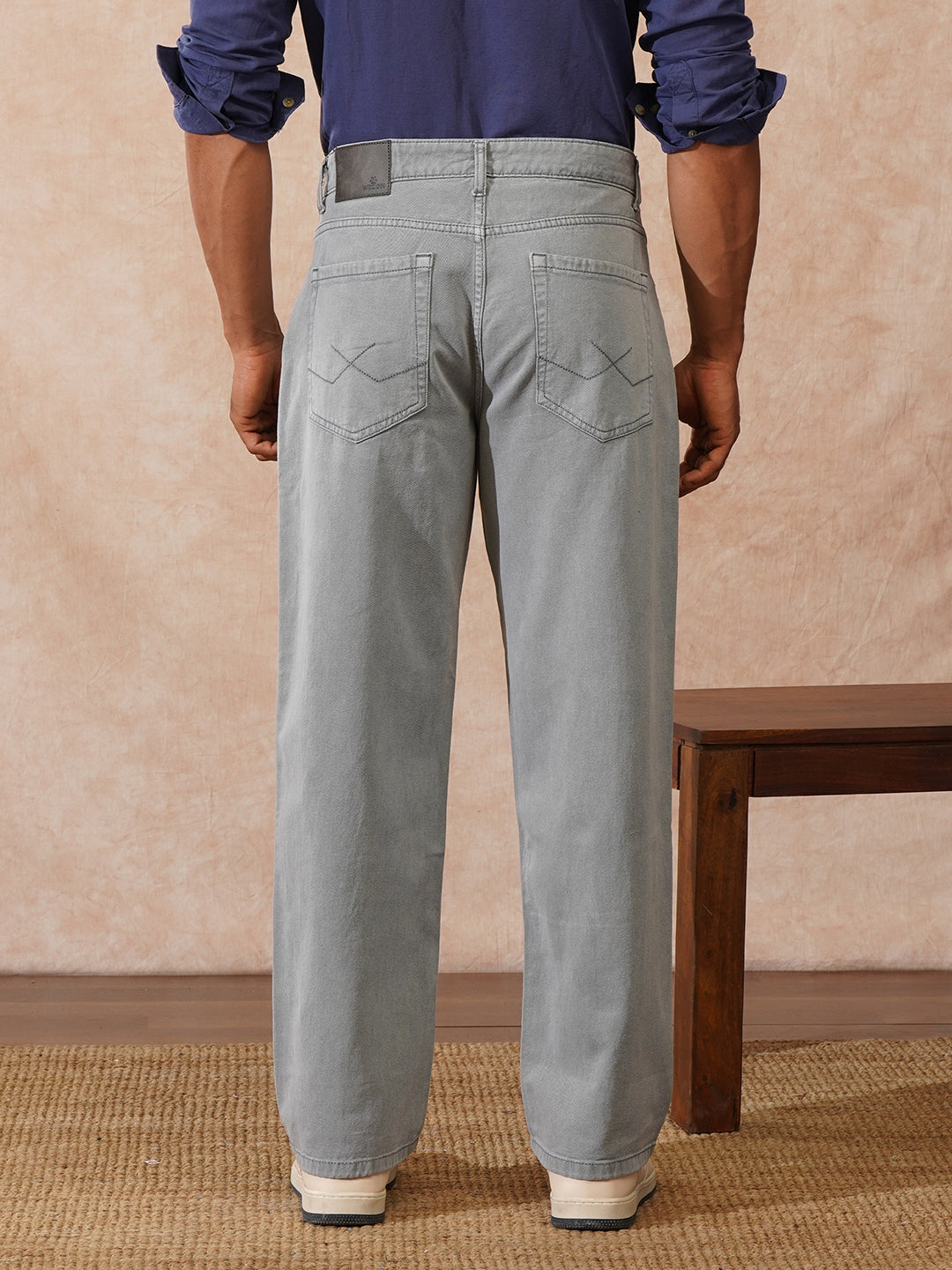 Casual Anti Fit Jeans Grey