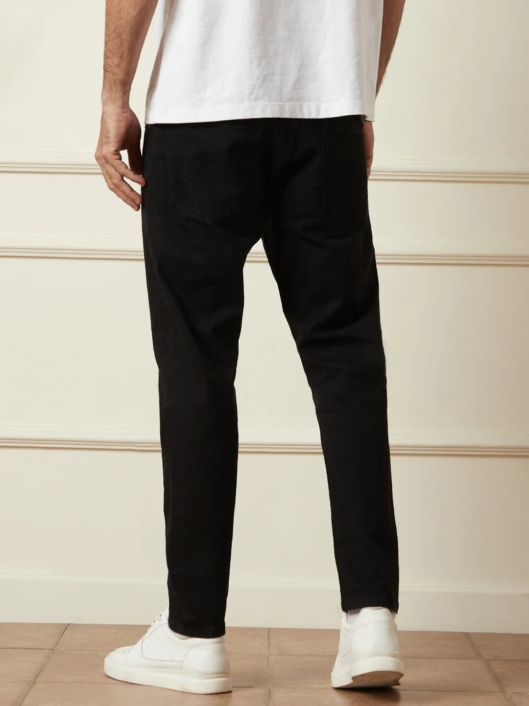 Buy Mid Rise Skinny Jeans Skin Fit Black Jeans Wrogn