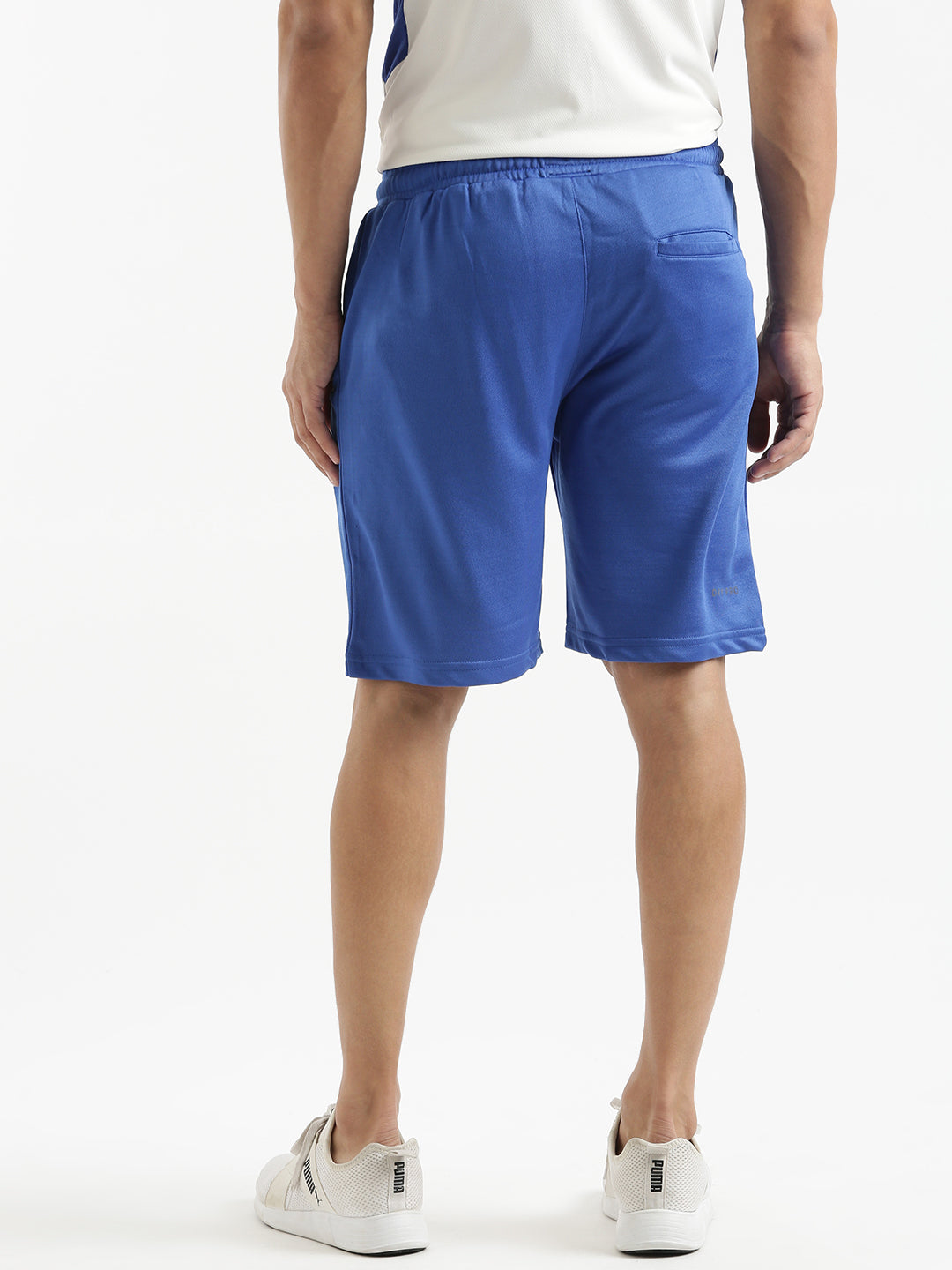 Solid Active Blue Shorts