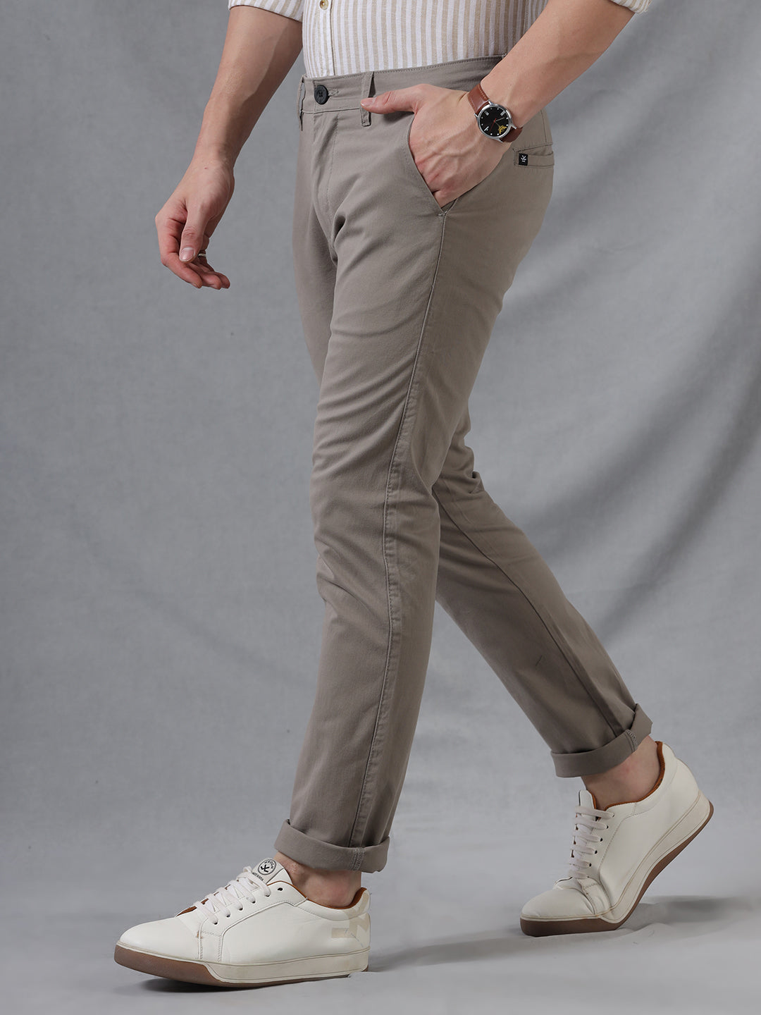 Clean Cut Grey Slim Fit Trouser