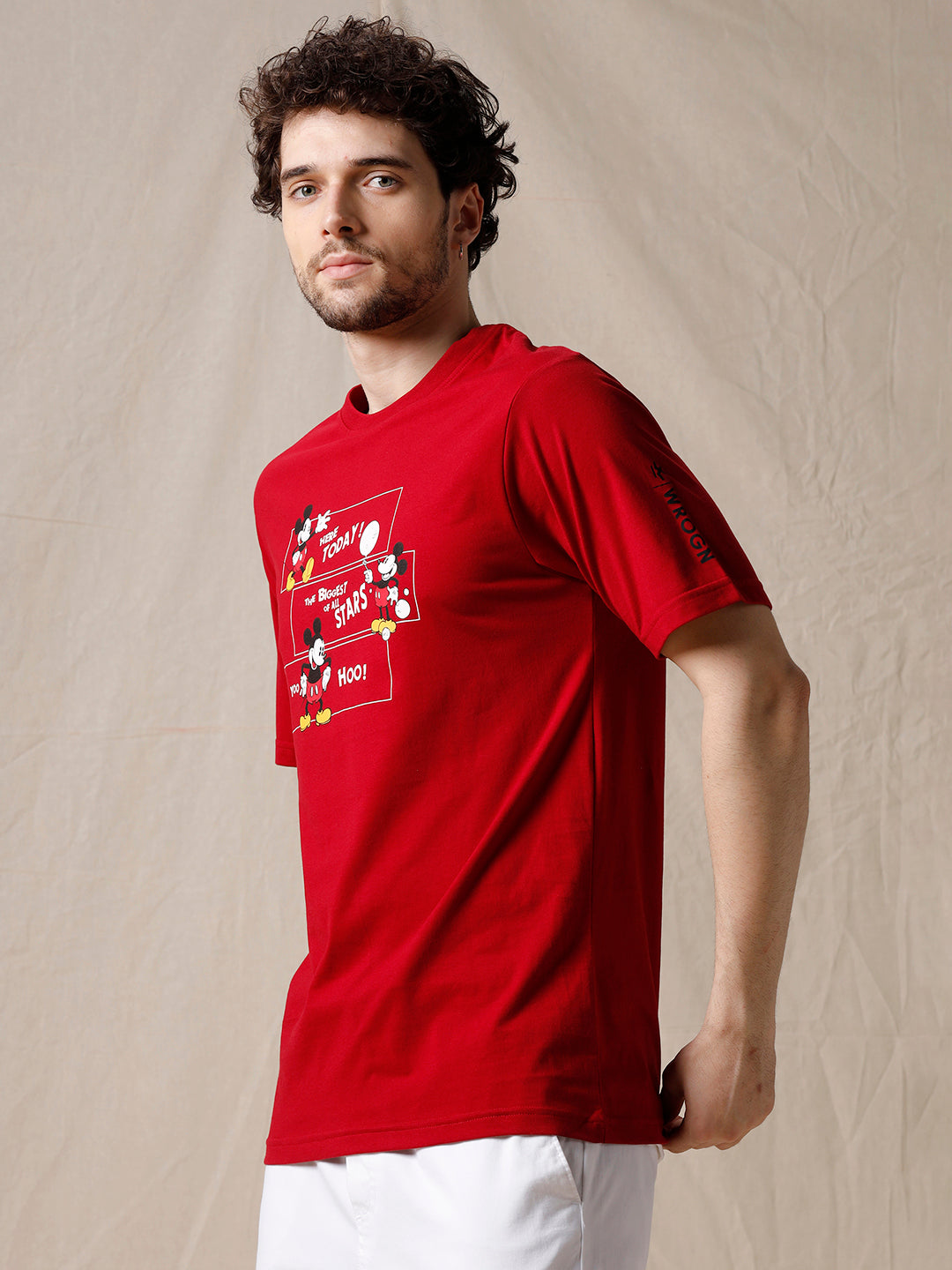 Red Mickey in Frames T-Shirt