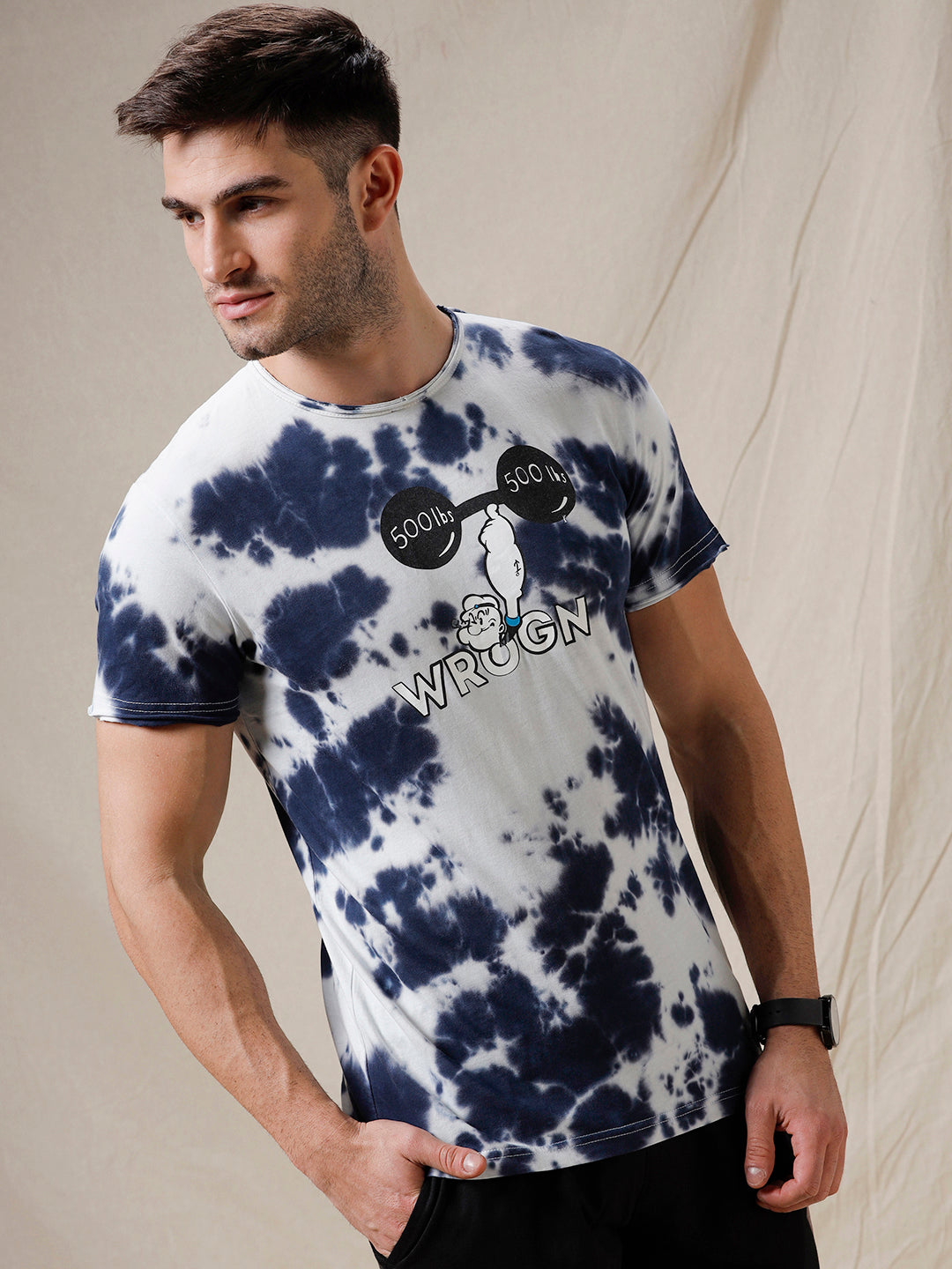 Popeye Lifts Tie And Dye T-Shirt