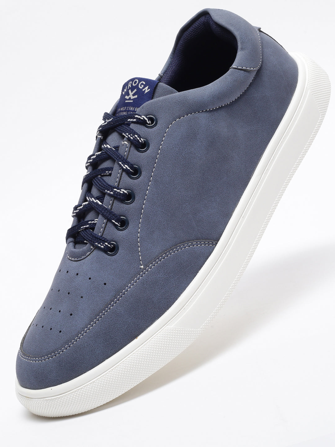 Solid Navy Classic Sneakers
