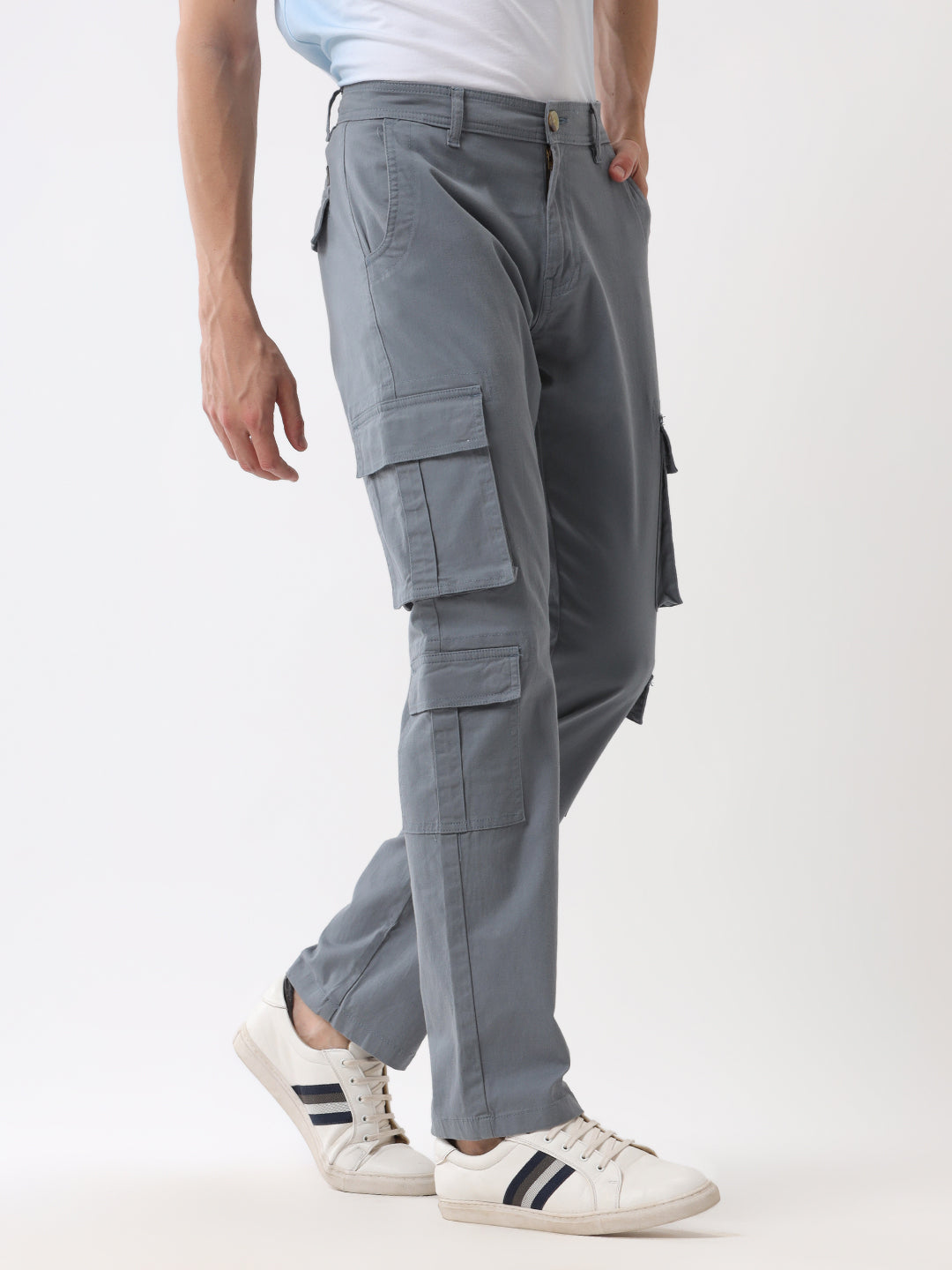 Cool Grey Cargo Trouser