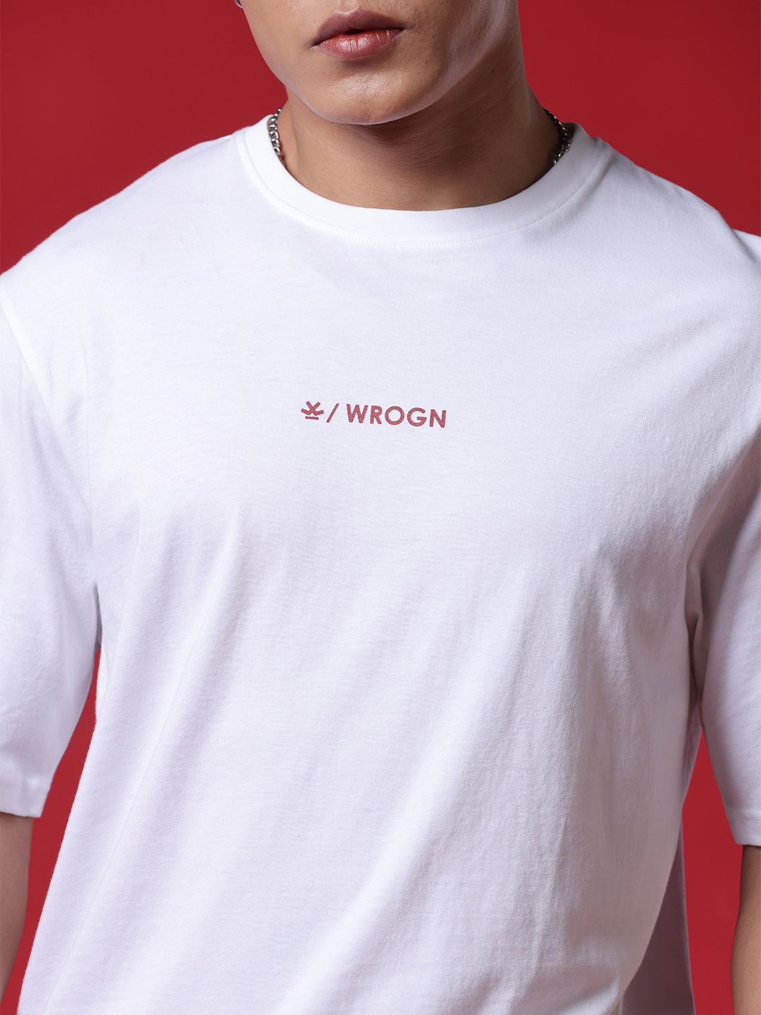 Basic Wrogn White T-Shirt