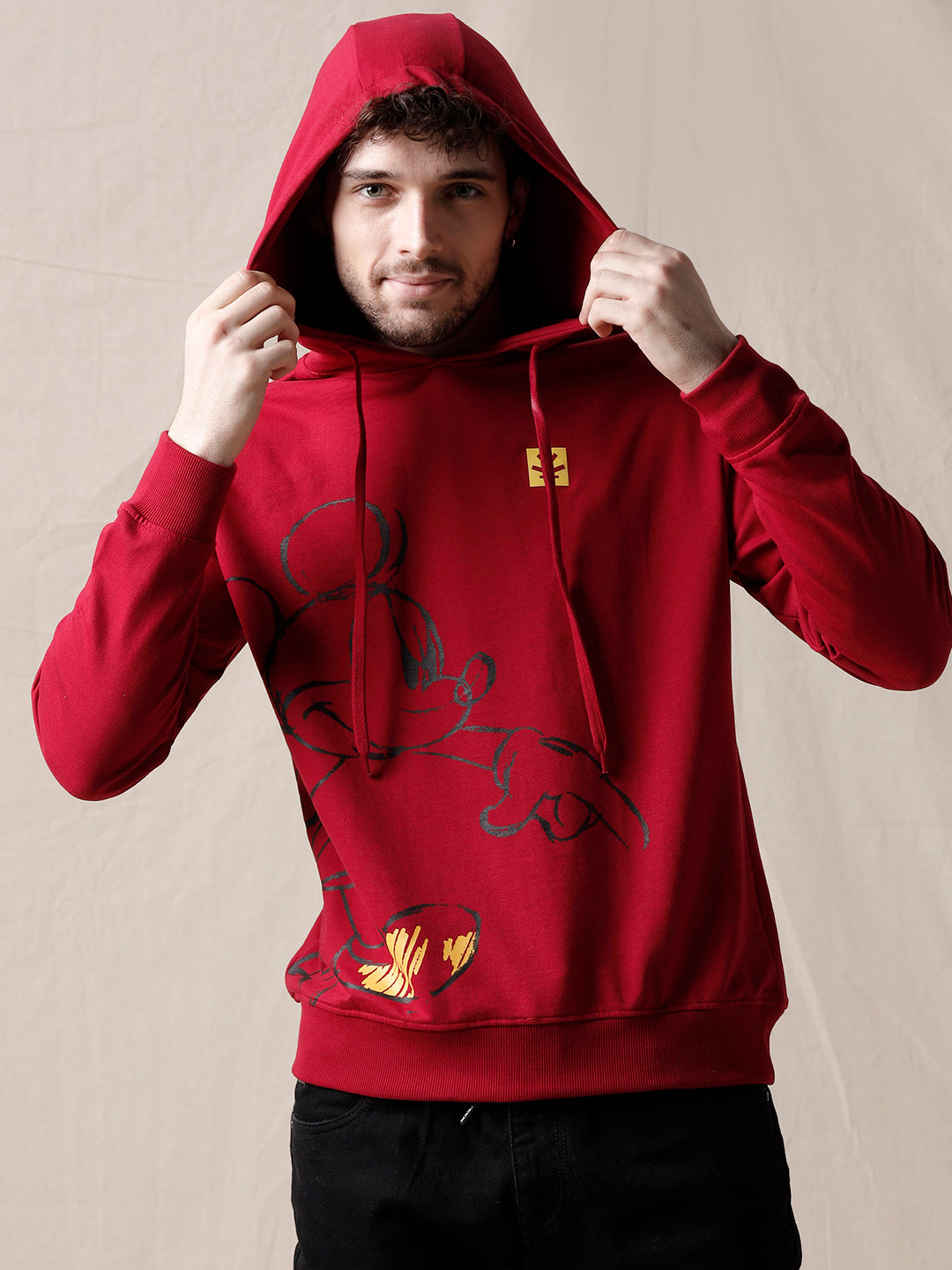 Iconic Red Mickey Mouse Pullover