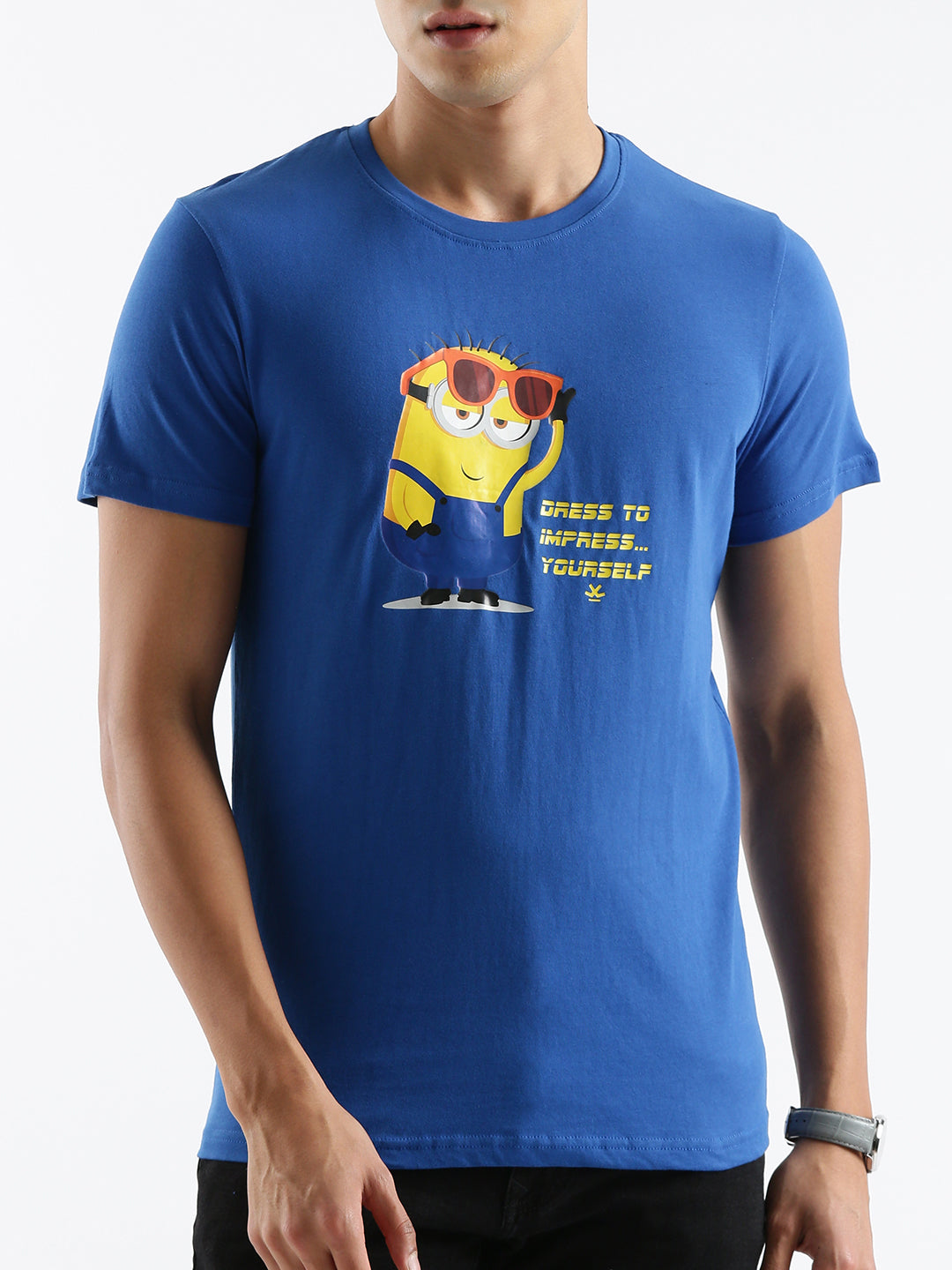 Printed Minion Slim Fit T-Shirt