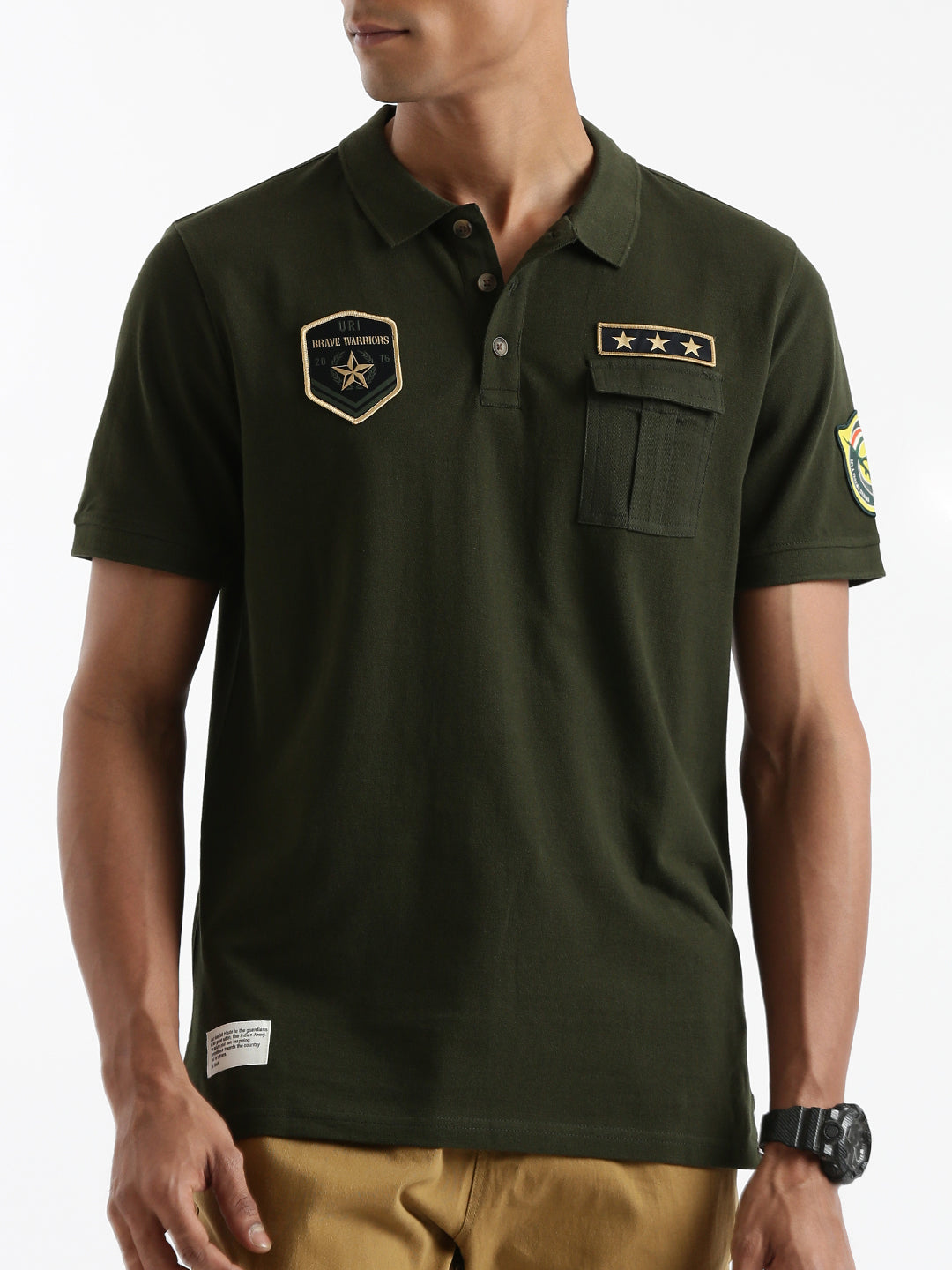 Indian Infantry By A47 Classic Polo T-shirt