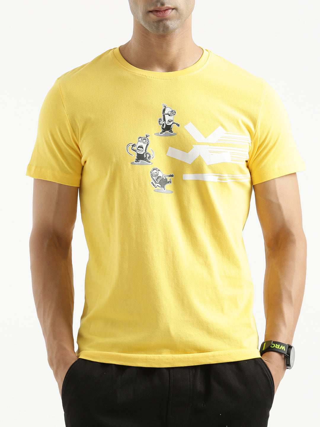 Printed Yellow Minion T-Shirt