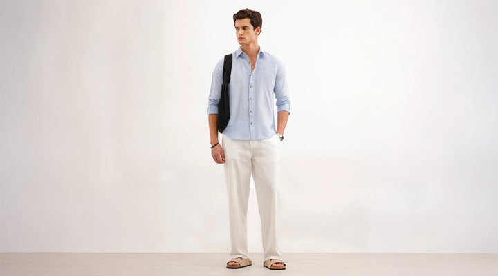 White Pant Matching Shirt: 10 Outfit Combinations for Men