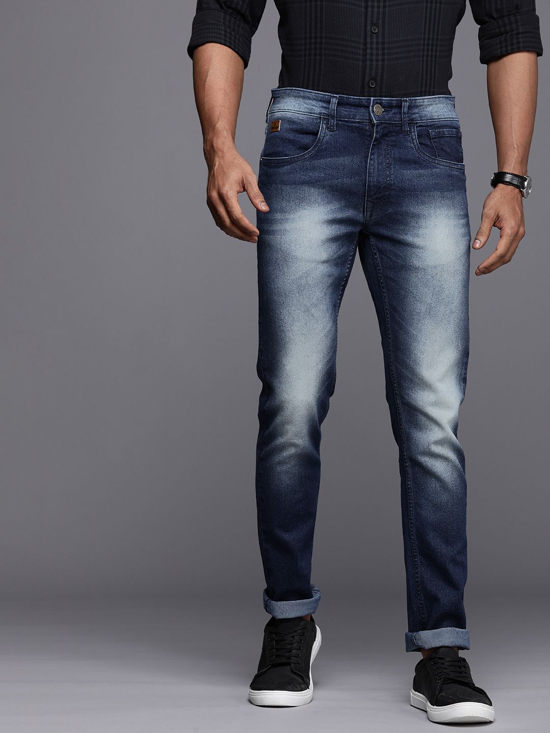 Dark blue Heavy Fade Jeans