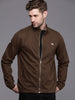 Brown Cotton Tailored Jacket