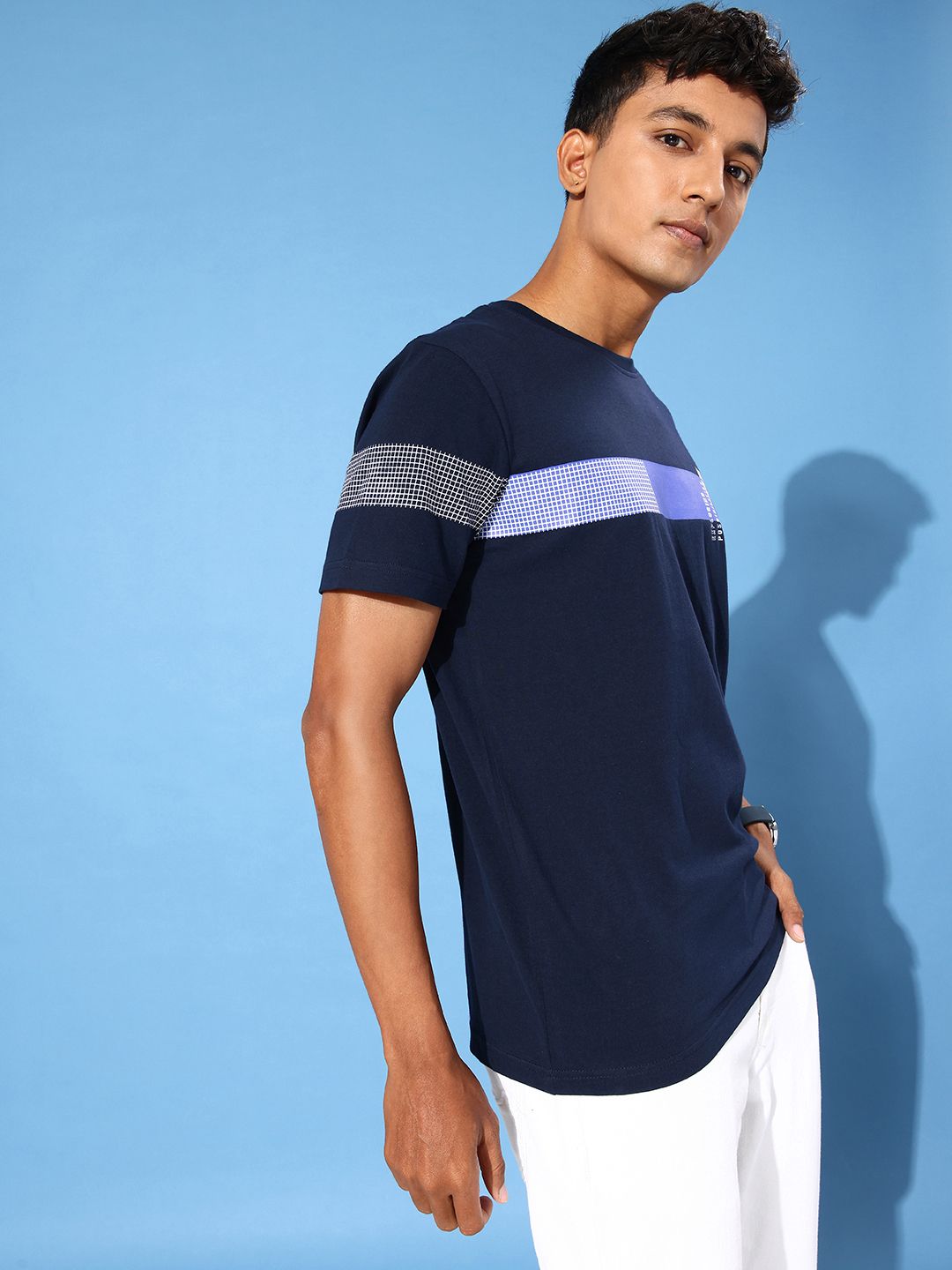 Indigo Digi Print T-Shirt