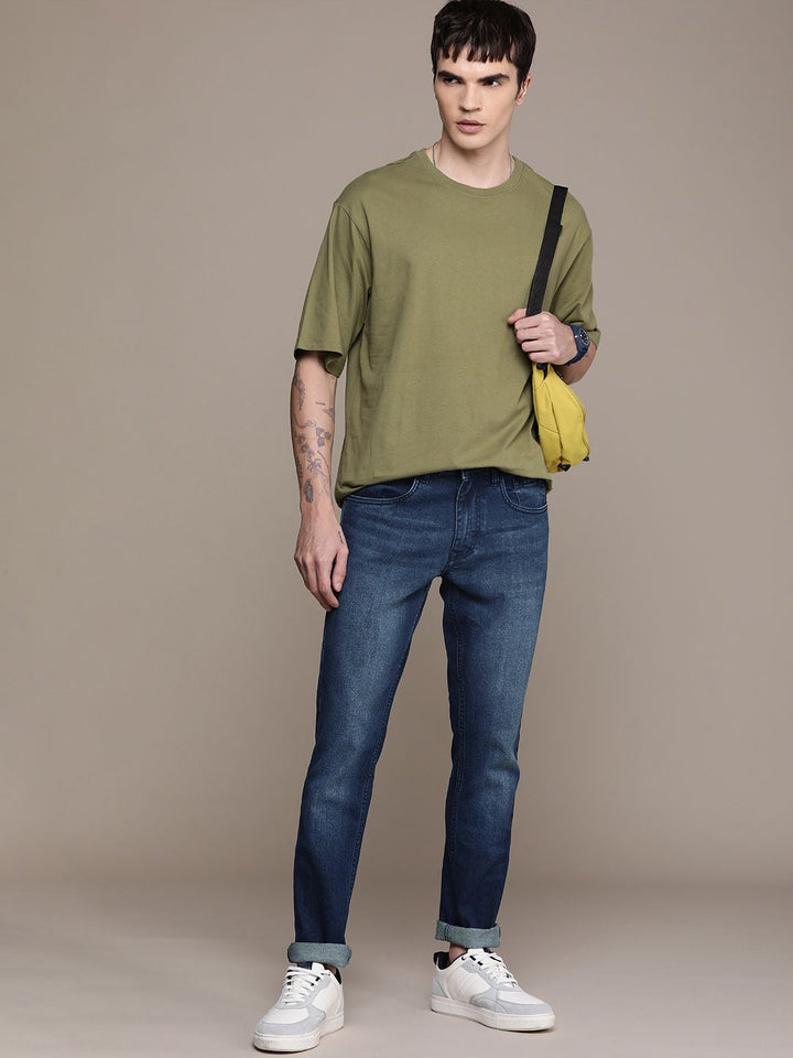Striking Slim Fit Light Fade Jeans