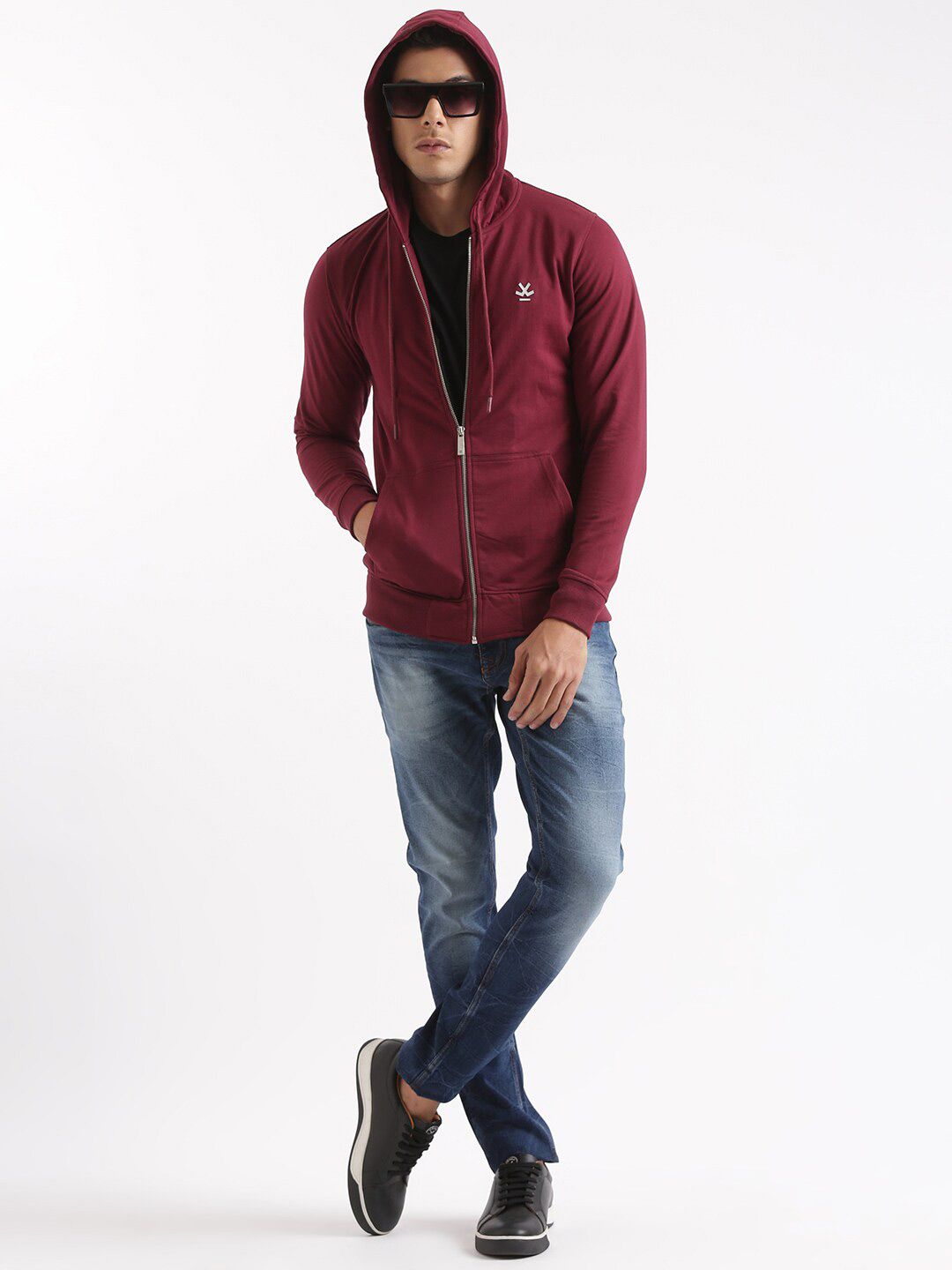 Maroon Comfort Cotton Hoodie