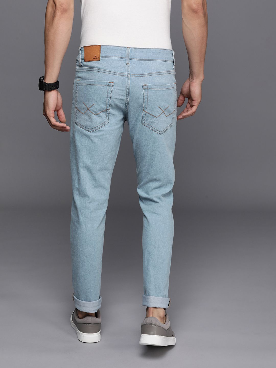 Slim Fit Light Faded Stretchable Jeans