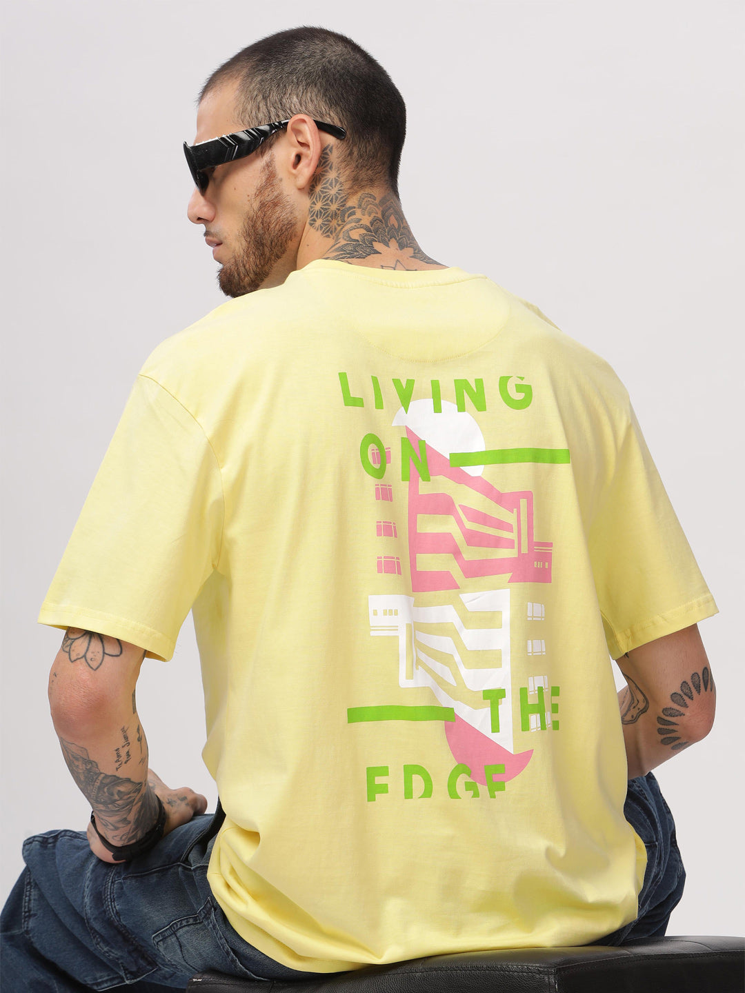 Living On The Edge Oversized T-Shirt