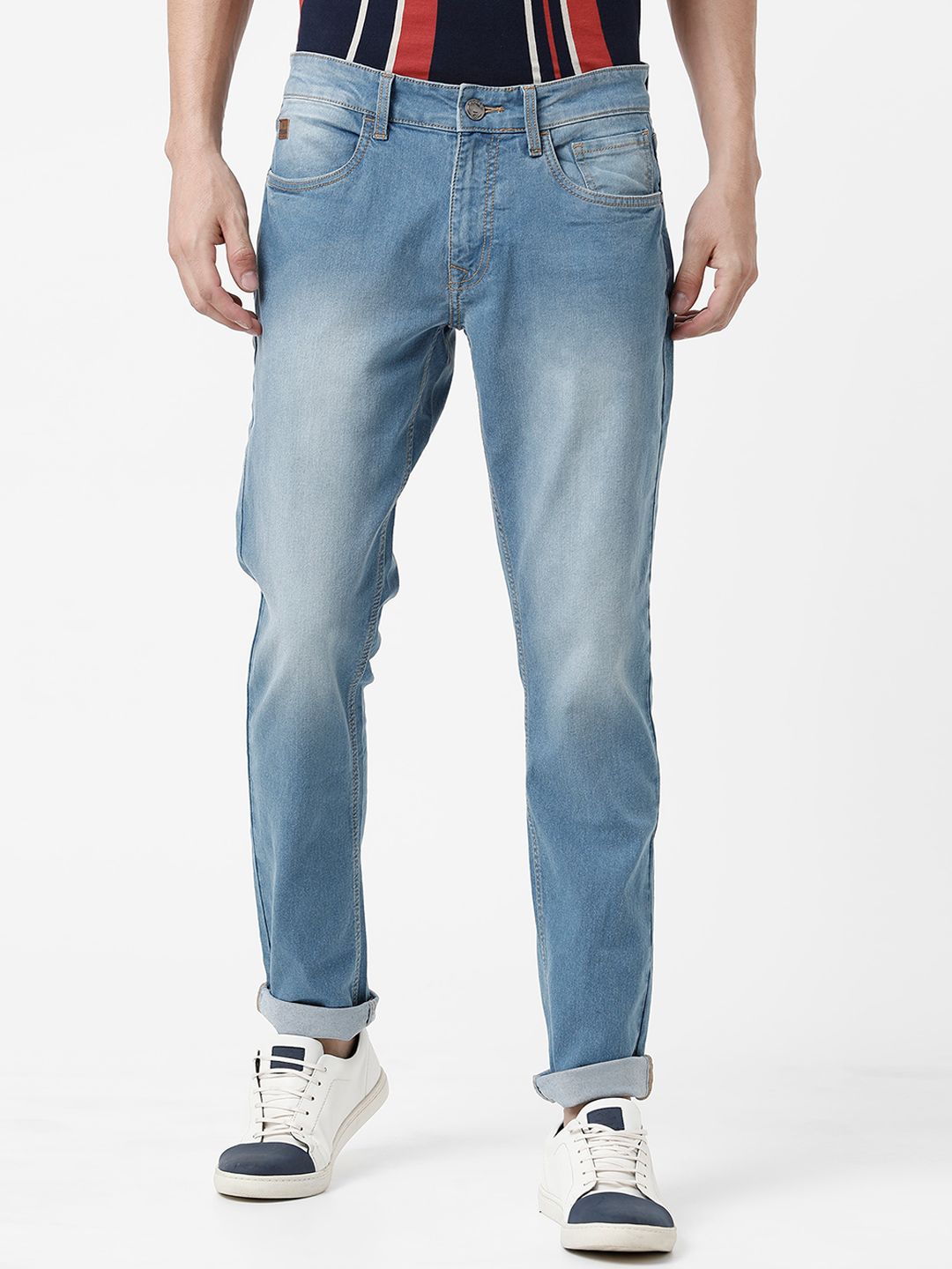 Faded Blue Basic Jeans