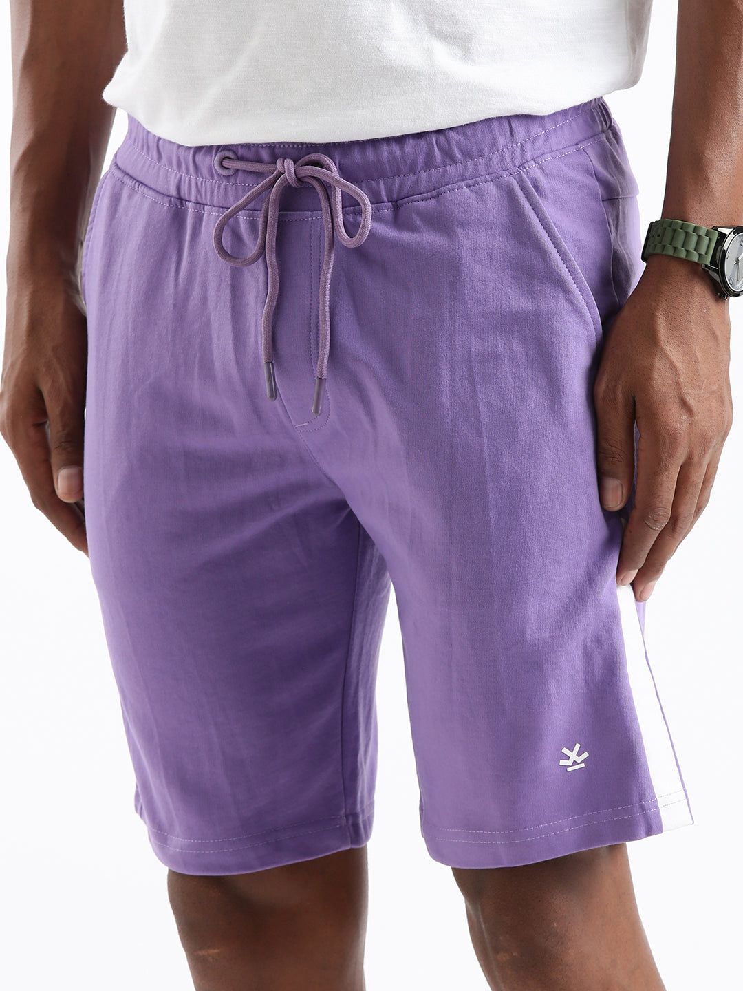 Pop-Colour Relaxed Shorts