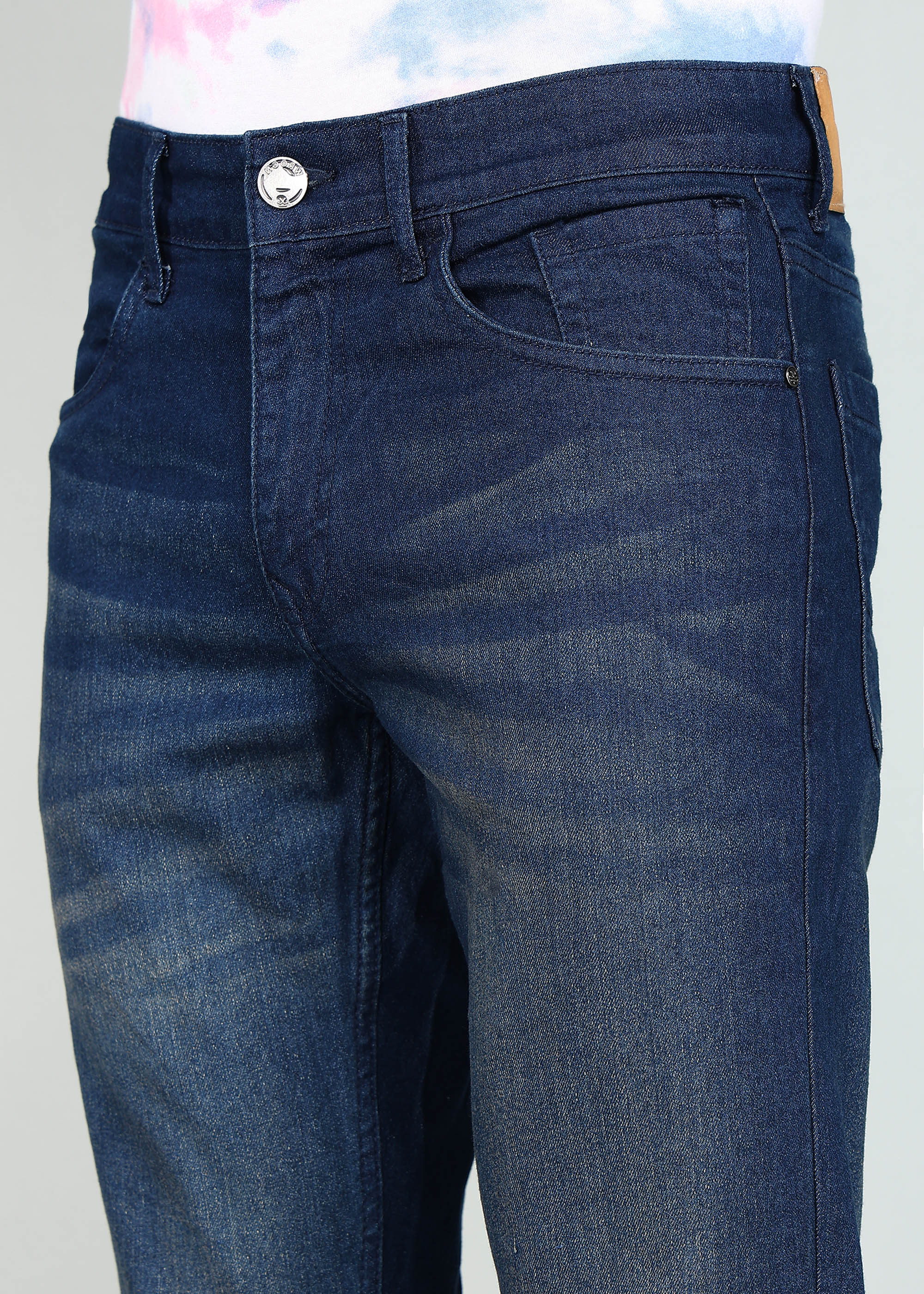 Classic Trend Blue Slim Fit Denim Jeans