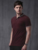 Burgundy Pure Cotton Polo T-Shirt