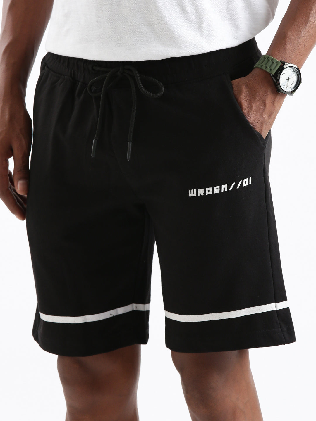 Wrogn One Printed Shorts