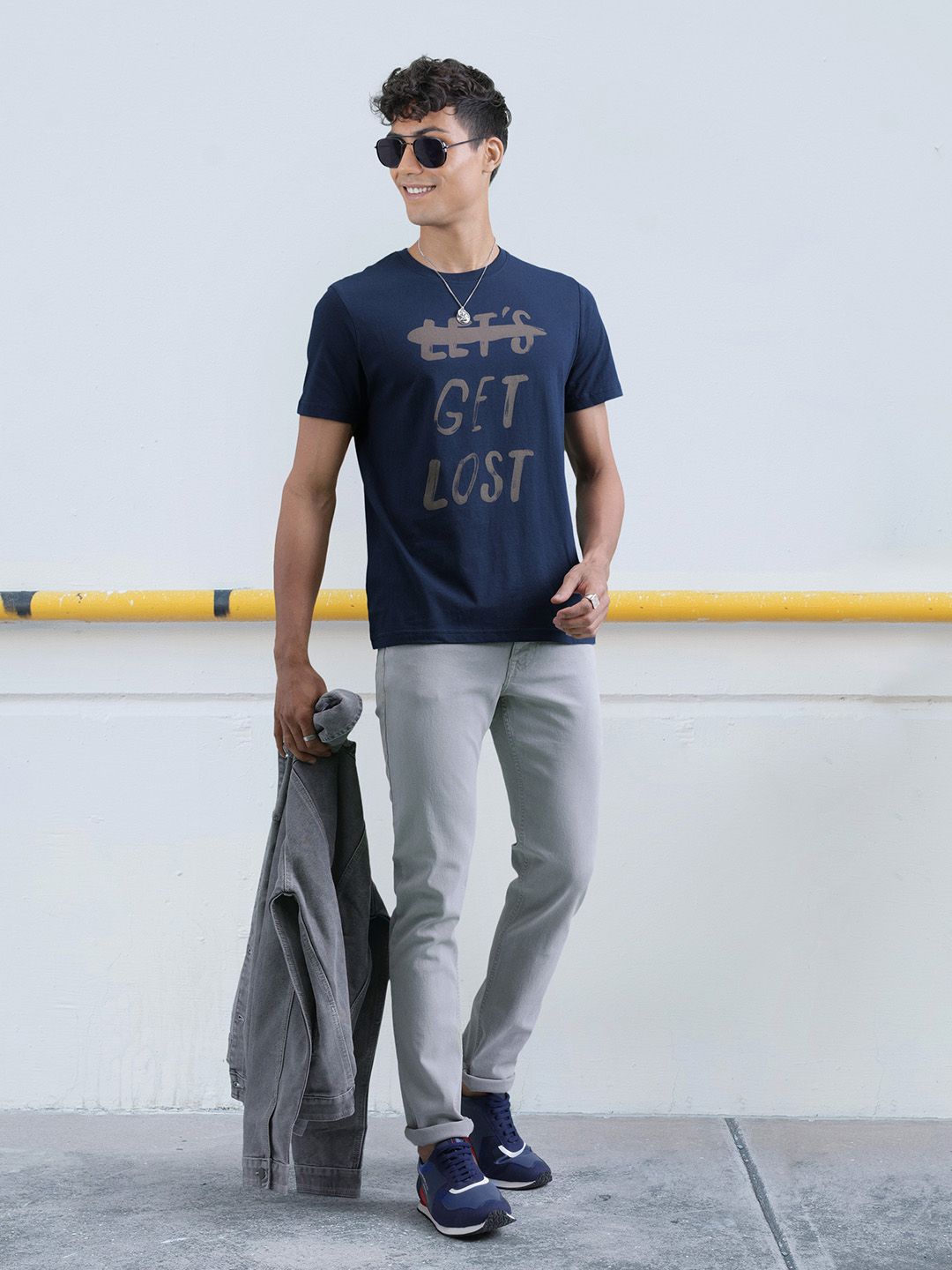 Get Lost Printed Cotton T-Shirt