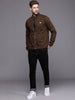 Brown Cotton Tailored Jacket