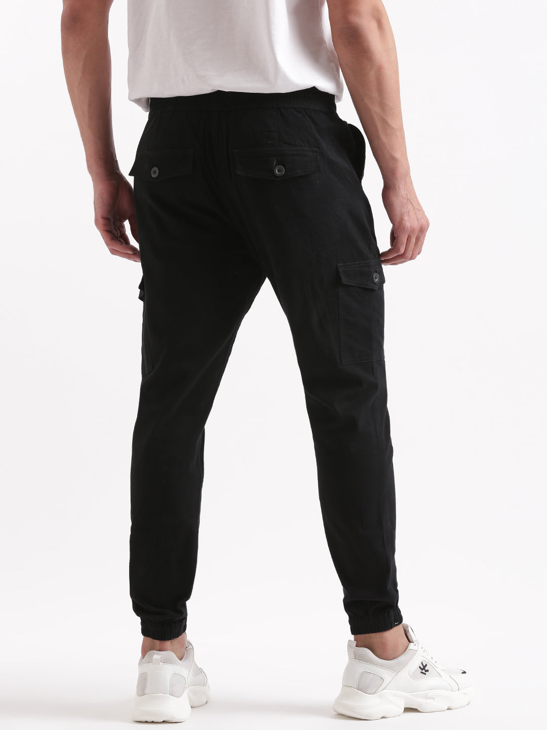 Bold Black Cargo Jogger