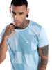 Light Blue Elite Printed T-Shirt