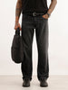Faded Anti Fit Denim Jeans | Dark Grey