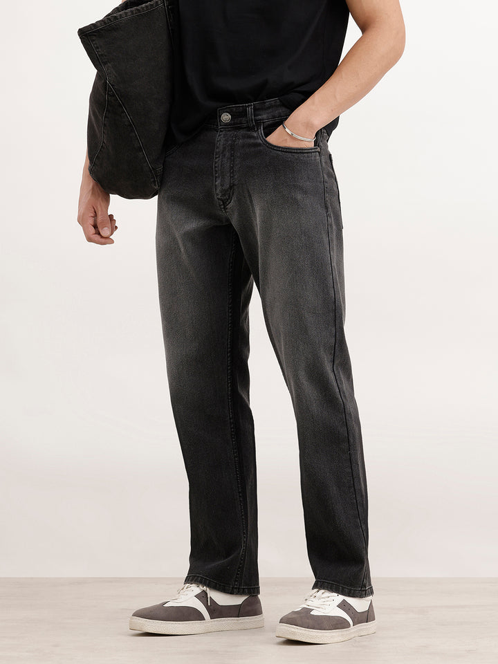 Faded Anti Fit Denim Jeans  | Grey