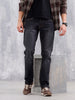 Men's Casual Straight Fit Jeans | Black