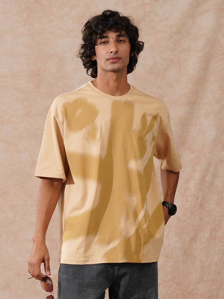 Heavy GSM Oversized T-Shirt | Beige