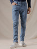 Solid Sleek Mid Rise Blue Jeans