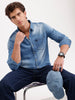Slim Fit Faded Denim Shirt  | Blue