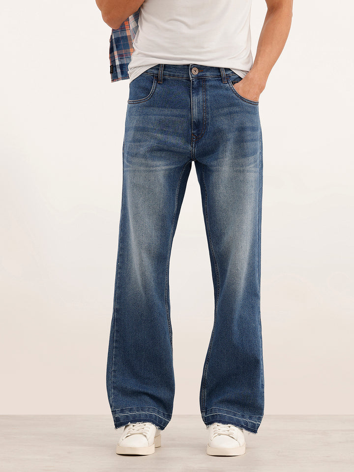 Classic Bootcut Denim Jeans | Blue