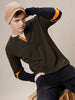 Blocked Henley Long Sleeve T-Shirt