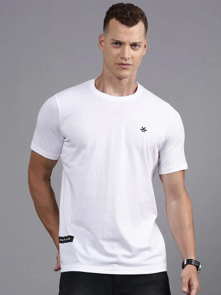 Elite White Crew Neck T-Shirt