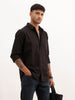 Regular Fit Solid Full Sleeve Shirt | Black | WVSH2567F