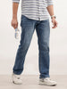 Anti Fit Faded Denim Jeans | Light Blue